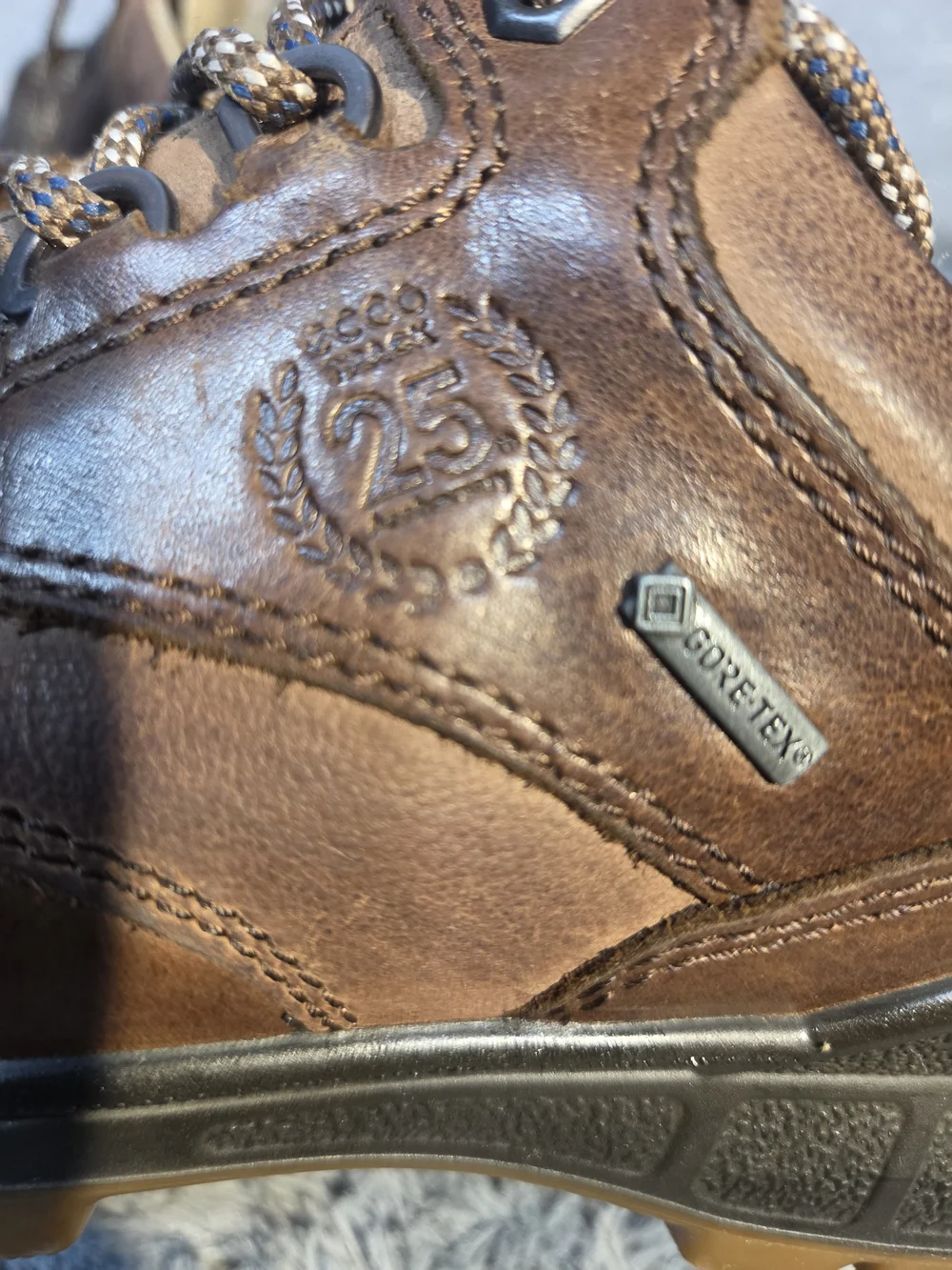 Ecco Men's Brown Leather Boat Shoes with Lug Sole
